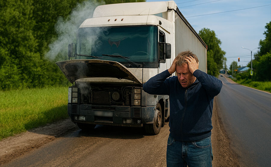 Чем опасна езда с перегретым двигателем грузовика