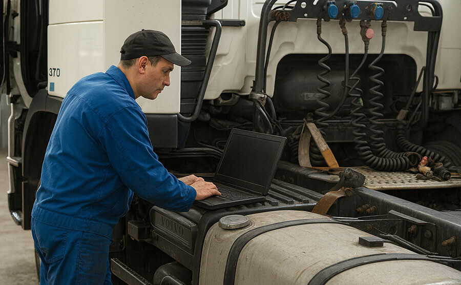 Диагностика грузовых автомобилей